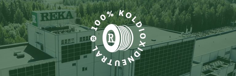 Reka Cables är den första koldioxidneutrala kabeltillverkaren från och med 1.11.2021