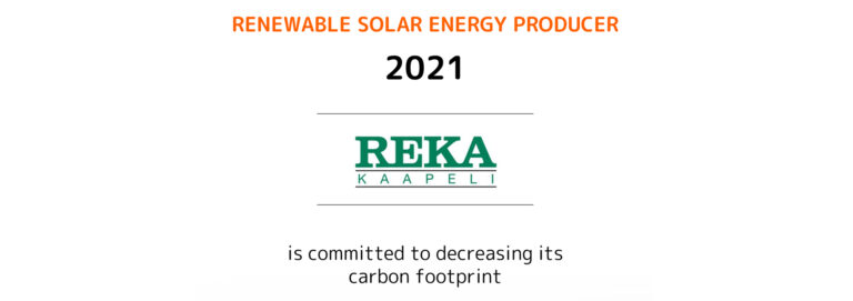 Reka Cables – renewable solar energy producer 2021