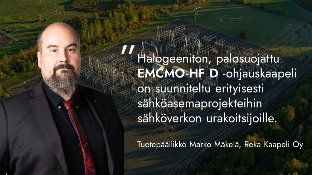 Marko Mäkelän kommentoi EMCMO-HF D -ohjauskaapelia