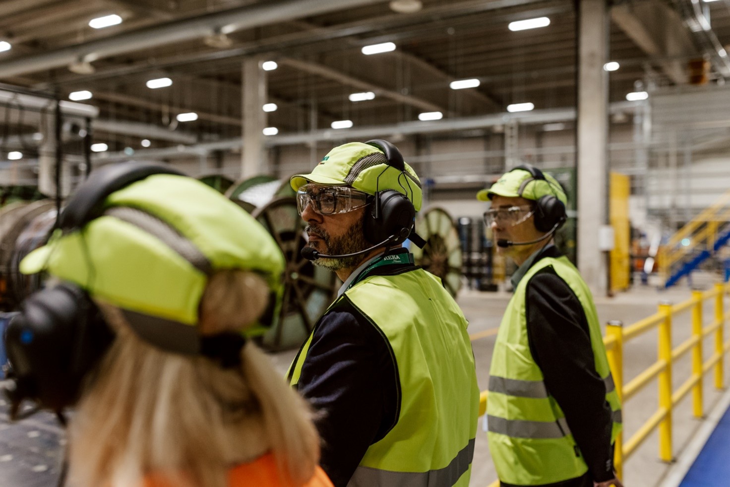 Asiakkaat Riihimäen tuotantolaitoksella, Reka Kaapeli Oy