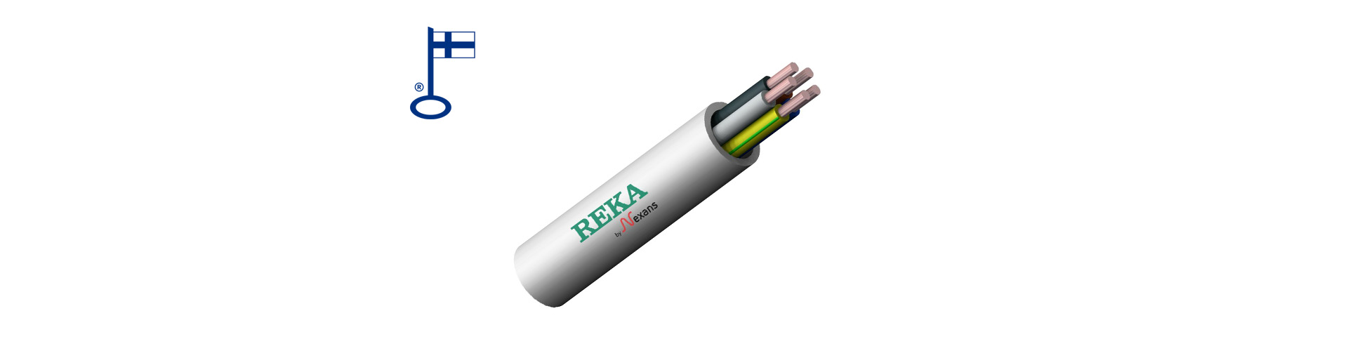 EQQ-HF D Helppo -asennuskaapeli ja Avainlippu